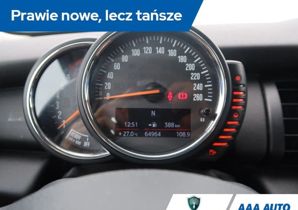 MINI ONE cena 42000 przebieg: 64961, rok produkcji 2015 z Pieńsk małe 172